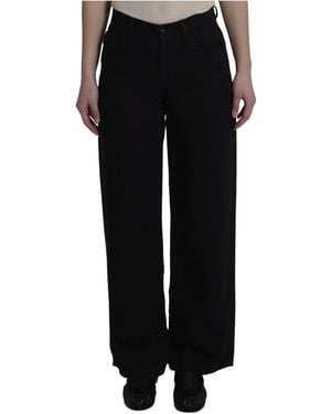 The Row Wide Trousers - Black