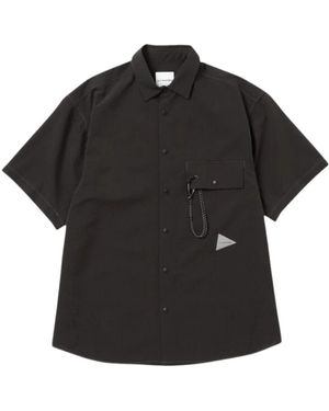 and wander Short Sleeve Shirts - Negro