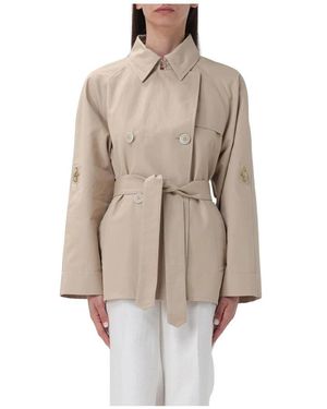 Fay Trench Coats - Brown