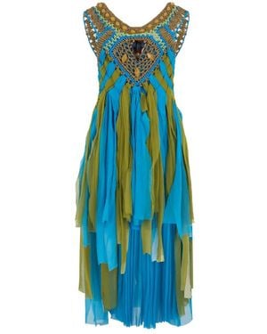 Alberta Ferretti Midi Dresses - Blue