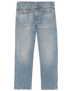 R13 Cropped Jeans - Blu