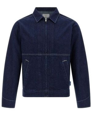 Gramicci Denim Jack Met Rits - Blauw