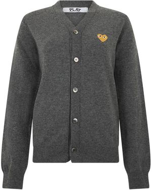 COMME DES GARÇONS PLAY Cardigan - Grau