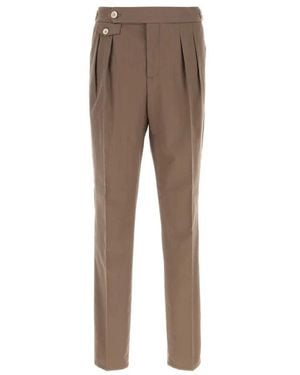 Brunello Cucinelli Slim-Fit Trousers - Brown