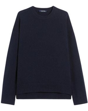 Max Mara Jersey Básico - Blauw