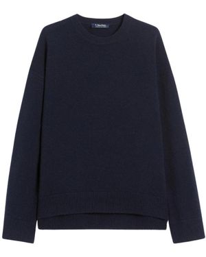 Max Mara Jersey Básico - Blauw
