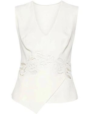 Ermanno Scervino Sleeveless Tops - White