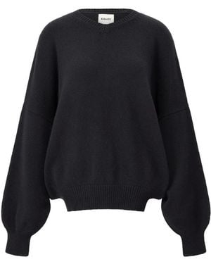 KHAITE Cashmere Knitwear - Noir