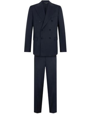 Brooks Brothers Double Breasted Suits - Blue
