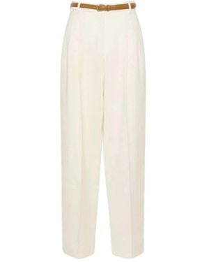 Max Mara Mstadunco Broeken - Naturel