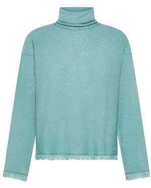 Sun 68 Turtleneck Fringes L/S - Grün