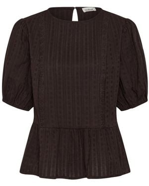 Soaked In Luxury Blouses - Noir