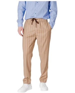 Gianni Lupo Slim-Fit Trousers - Blue