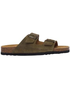 Scholl Sliders - Brown
