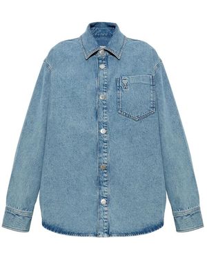 Ami Paris Shirts - Blue