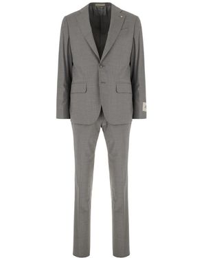 Corneliani Single Breasted Suits - Grigio