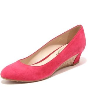 Tod's Erdbeer Keilabsatz Damenschuhe - Pink