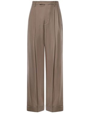 Valentino Garavani Wide Trousers - Brown
