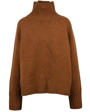 Be You Truien & Vesten ,Bruin ,Kasjmier Turtleneck Trui