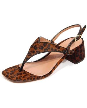 A. BOCCA High Heel Sandals - Brown