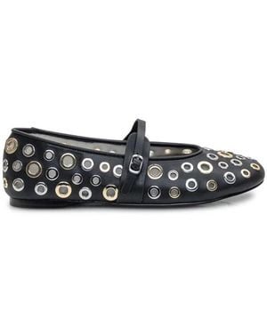 Steve Madden Studded Ballerina Sandalen - Zwart