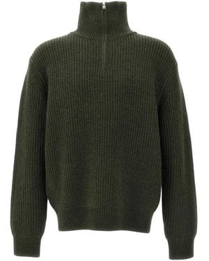 A.P.C. Daniel Reißverschluss-Pullover - Grün