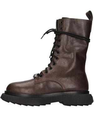 3Juin Lace-Up Boots - Marrón