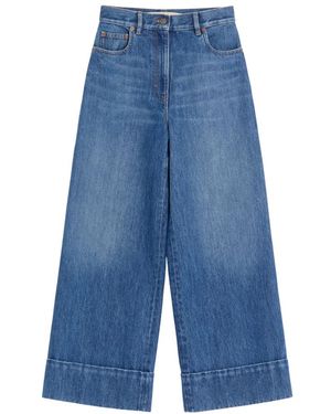 Valentino Cropped Jeans - Blue