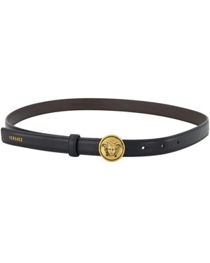 Versace Accessoires ,Zwart ,Leer H.20 Riem