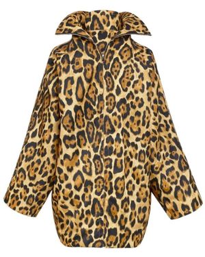 Alaïa Animalier Gelaagde Jas - Meerkleurig