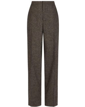 Tagliatore Straight Trousers - Brown