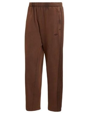 adidas Fitness ,Bruin ,Katoen Premium Essentials Retro Washed Open Hem Pants