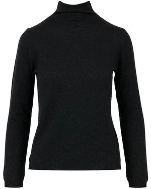 Gran Sasso Rollkragenpullover - Schwarz