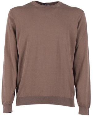 FILIPPO DE LAURENTIIS Round-Neck Knitwear - Brown
