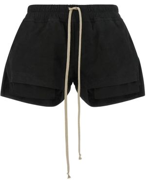 Rick Owens Short Shorts - Negro