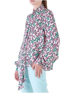 Silvian Heach Bluse modisches oberteil - Blau