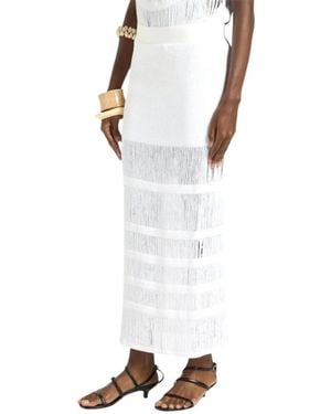 Liviana Conti Maxi Skirts - White