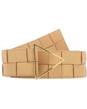 Bottega Veneta Stylish Leather Belt - Natural