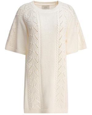 Loulou de Saison Knitted Dresses - Natural