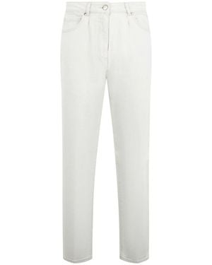 Peserico Straight Jeans - White