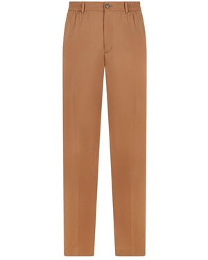 Slowear Broeken ,Bruin ,Katoen Rechte Katoenen Broek