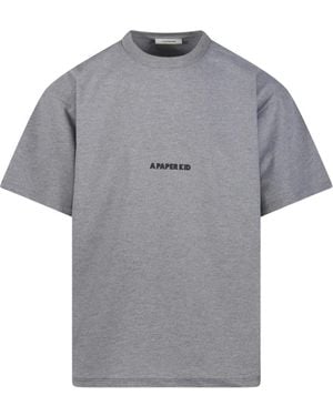 A PAPER KID T-Shirts - Gray