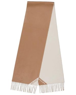 Prada Double Cashmere Schal - Braun
