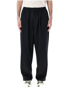 Y-3 Wide Trousers - Black
