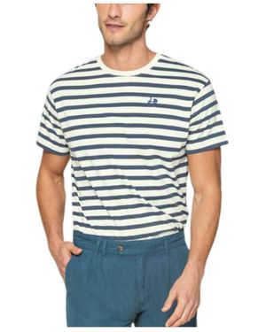 Scotta Tops ,Blauw ,Katoen Rayas T-Shirt