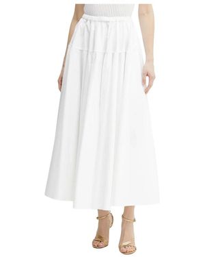 Patou Midi Skirts - Bianco