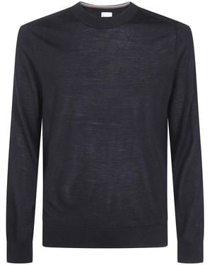 Paul Smith Round-Neck Strickwaren - Blau