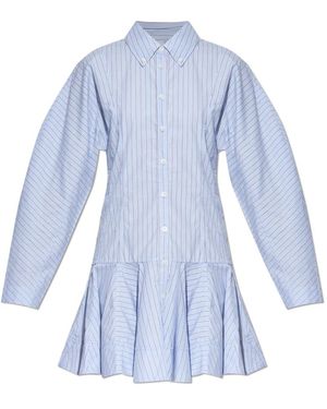 Ganni Shirt Dresses - Bleu