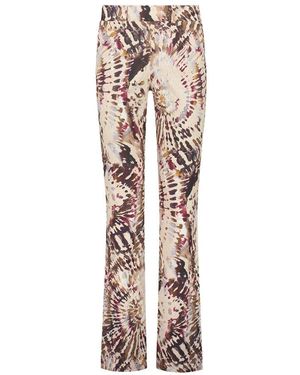 Helena Hart Flair Print Splash Wine Hose - Natur
