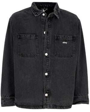 Obey Denim Jackets - Black